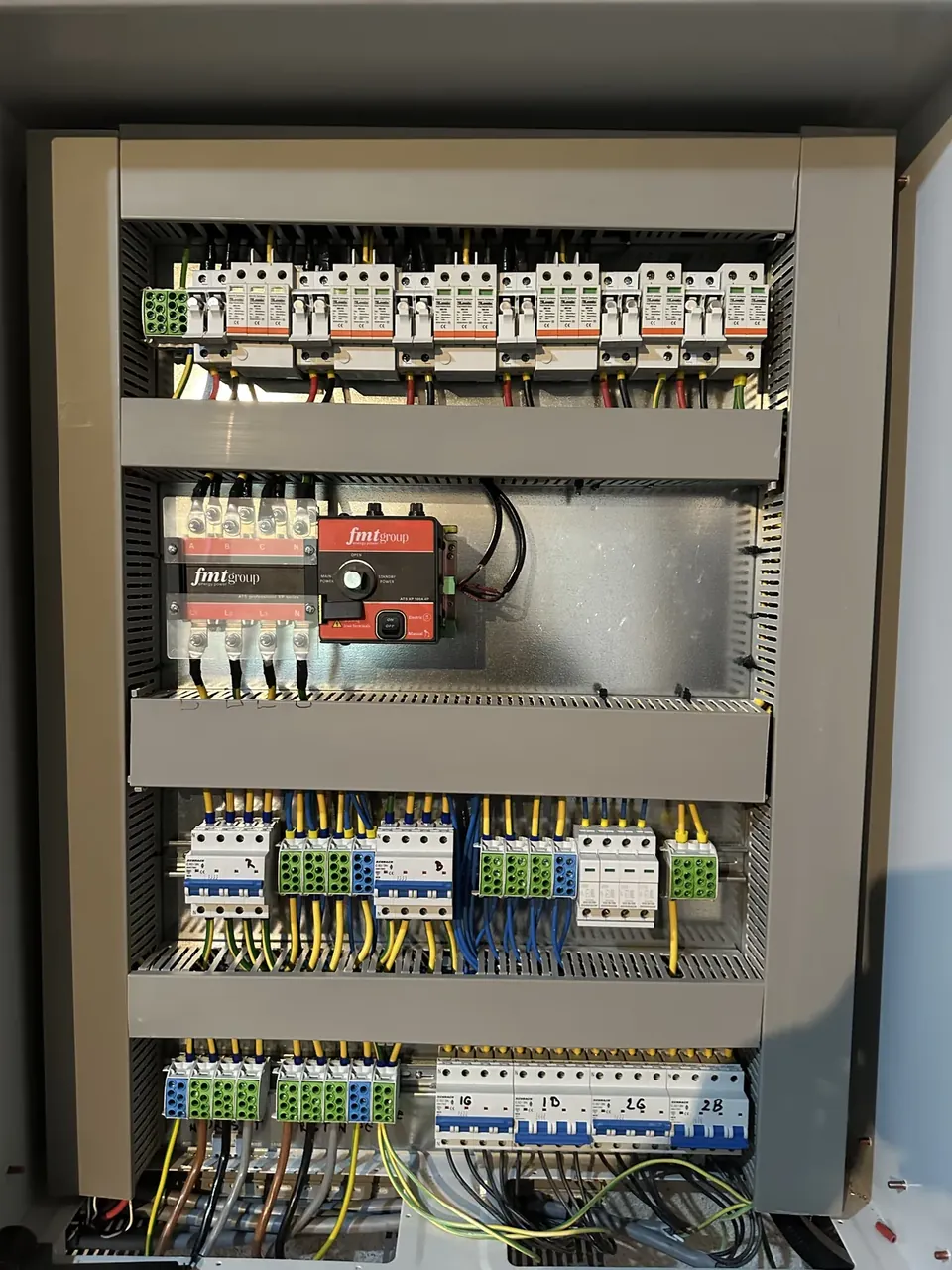 Tablou de distribuție cu comutator automat